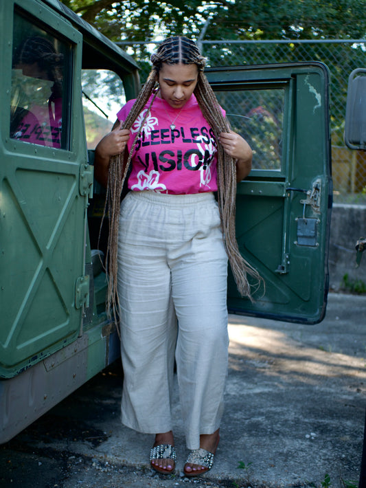 Soft pink GHET Sleeveless tee