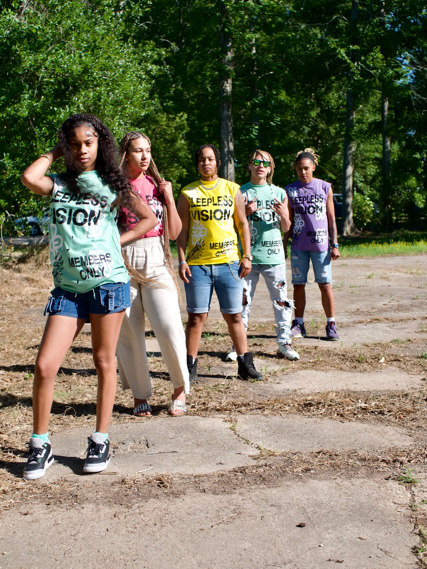 Minty green GHET Sleeveless tee